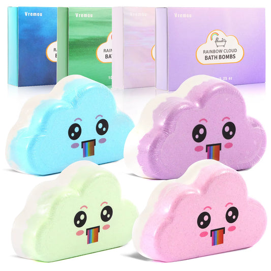 Rainbow Bath Bomb Set for Kids