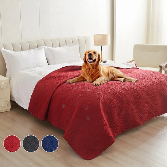 1Pc Waterproof Pet Bed Cover, Bed and Sofa Protection Mat, Suitable for Dogs and Cats, Protector for Mattress or Furniture