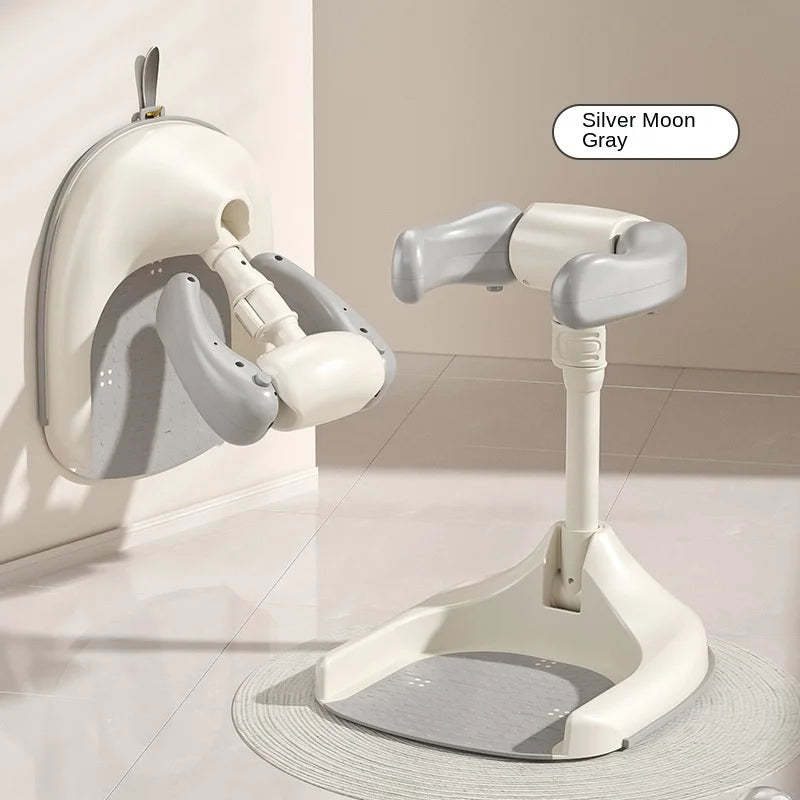 FoldEase Baby Shower Support – Adjustable, Anti-Slip, Space-Saving Bath Cradle for Infants.