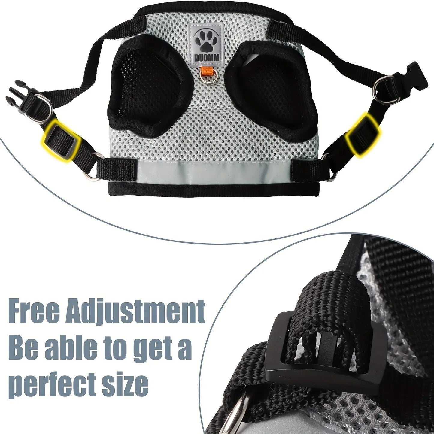 Cat Collar & Harness Leash Set – Kitten Accessories and Pet Supplies for Home Use