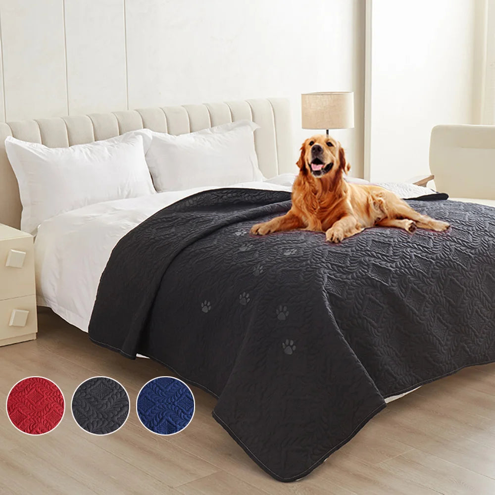 1Pc Waterproof Pet Bed Cover, Bed and Sofa Protection Mat, Suitable for Dogs and Cats, Protector for Mattress or Furniture