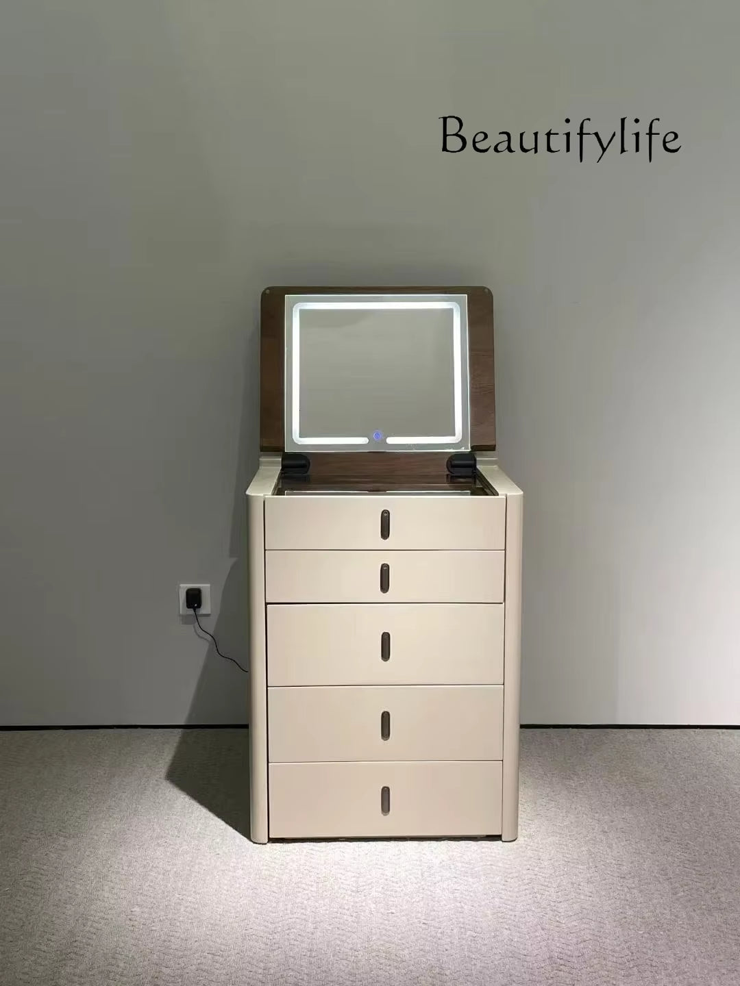Household Light Luxury Dresser Storage Cabinet Small Apartment Bedroom Modern Simple and Fashionable Storage Dresser