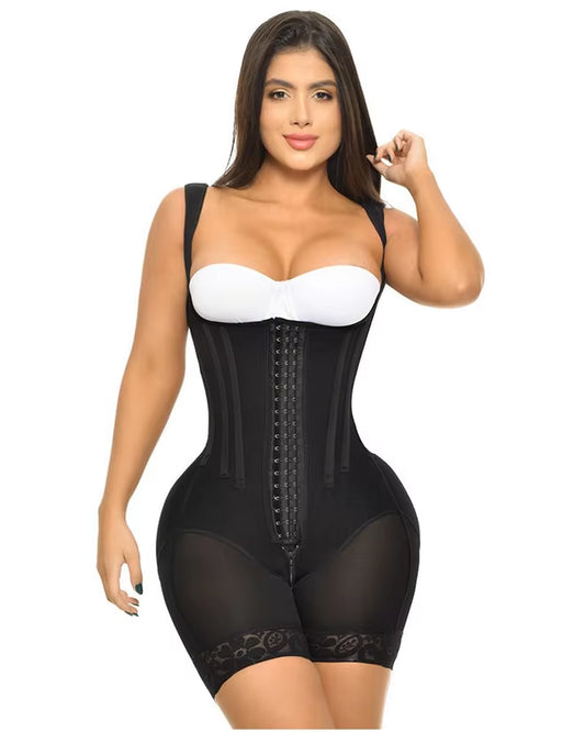 Fajas Colombianas Slimming Corset for Women Compression Bodysuit Open Chest Waist Trainer Shapewear Post Surgery Butt Lifter