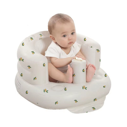 Children Inflatable Sofa,Blow up with Built in Air Pump,Inflatable Baby Sofa for Babies 3 Months & Up,Baby Seats for Infants
