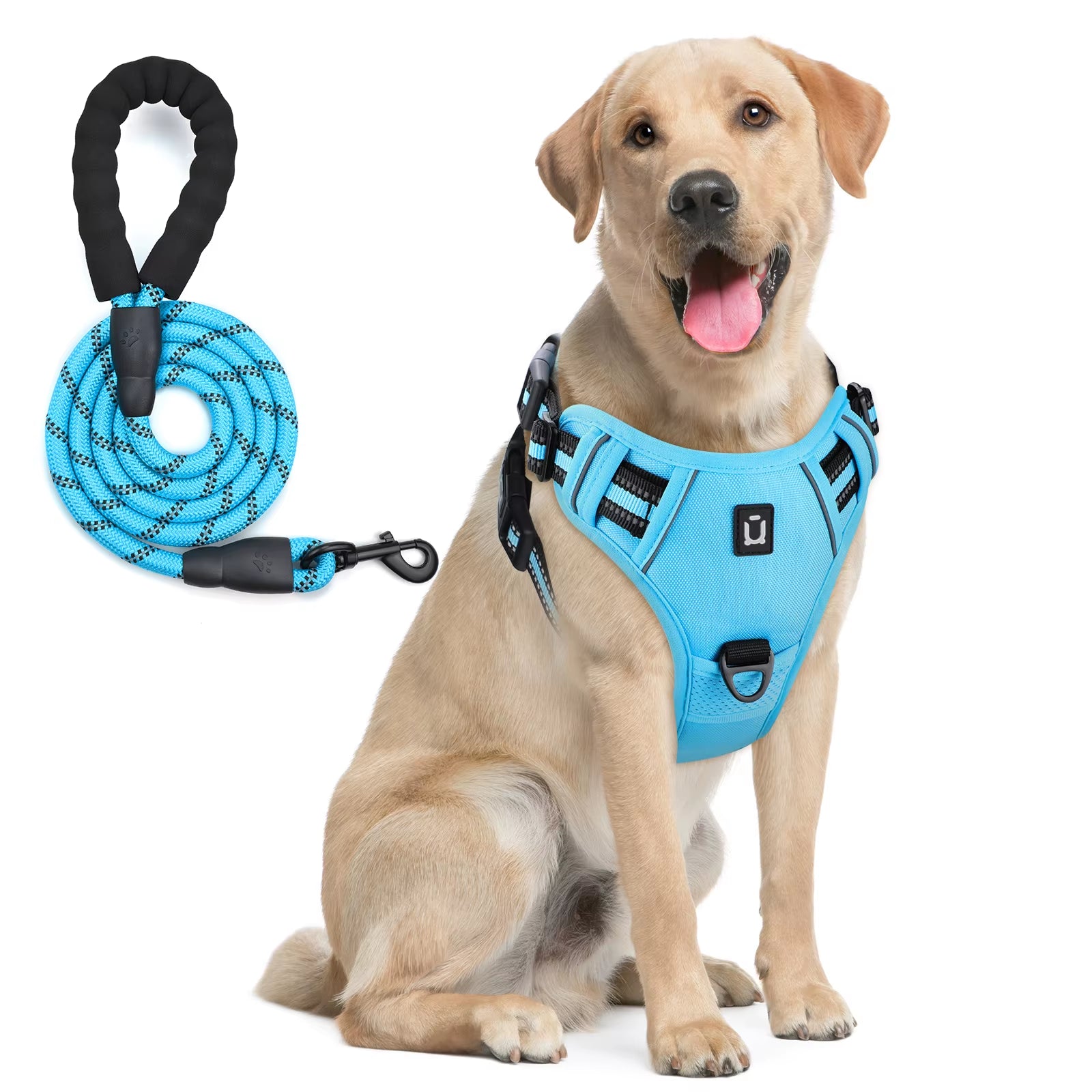 NoEscape No-Pull, Gentle Dog Harness & Leash Set