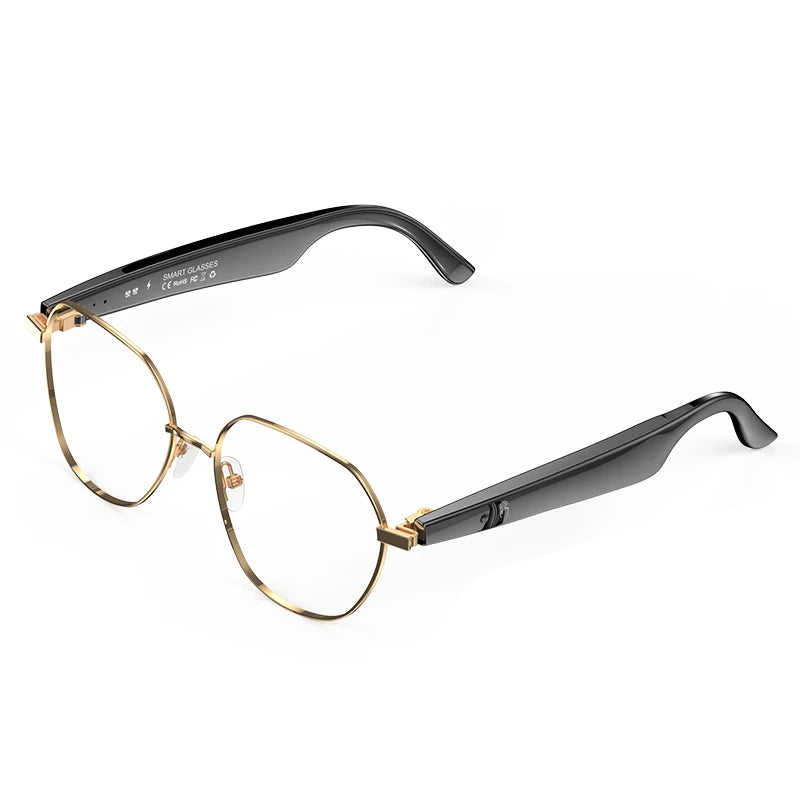 AI Voice Translator Smart Glasses – 163 Languages, Bluetooth, Stylish Design