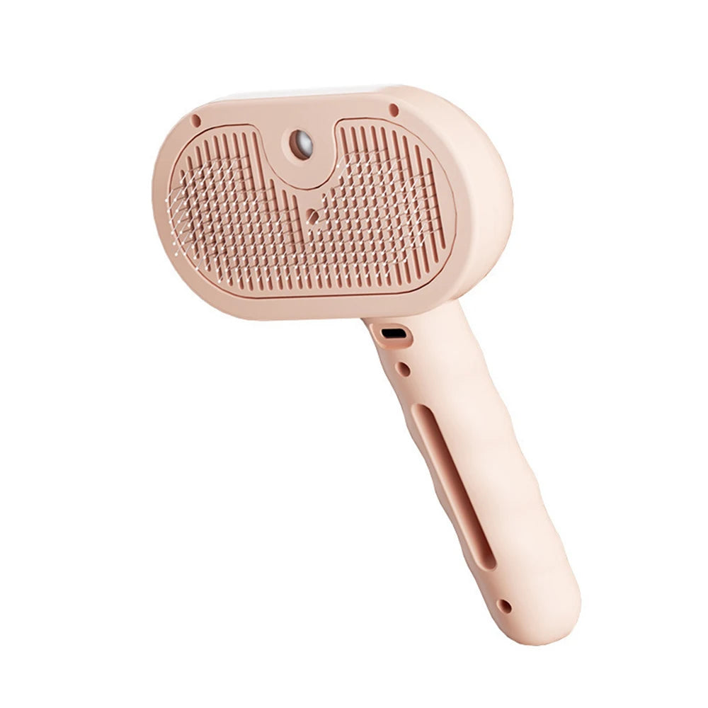 Steam Spray Dog Grooming Brush Unique Steam Brush for Dogs Luxury Grooming Brush Dog Steam Brush C
