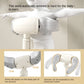FoldEase Baby Shower Support – Adjustable, Anti-Slip, Space-Saving Bath Cradle for Infants.
