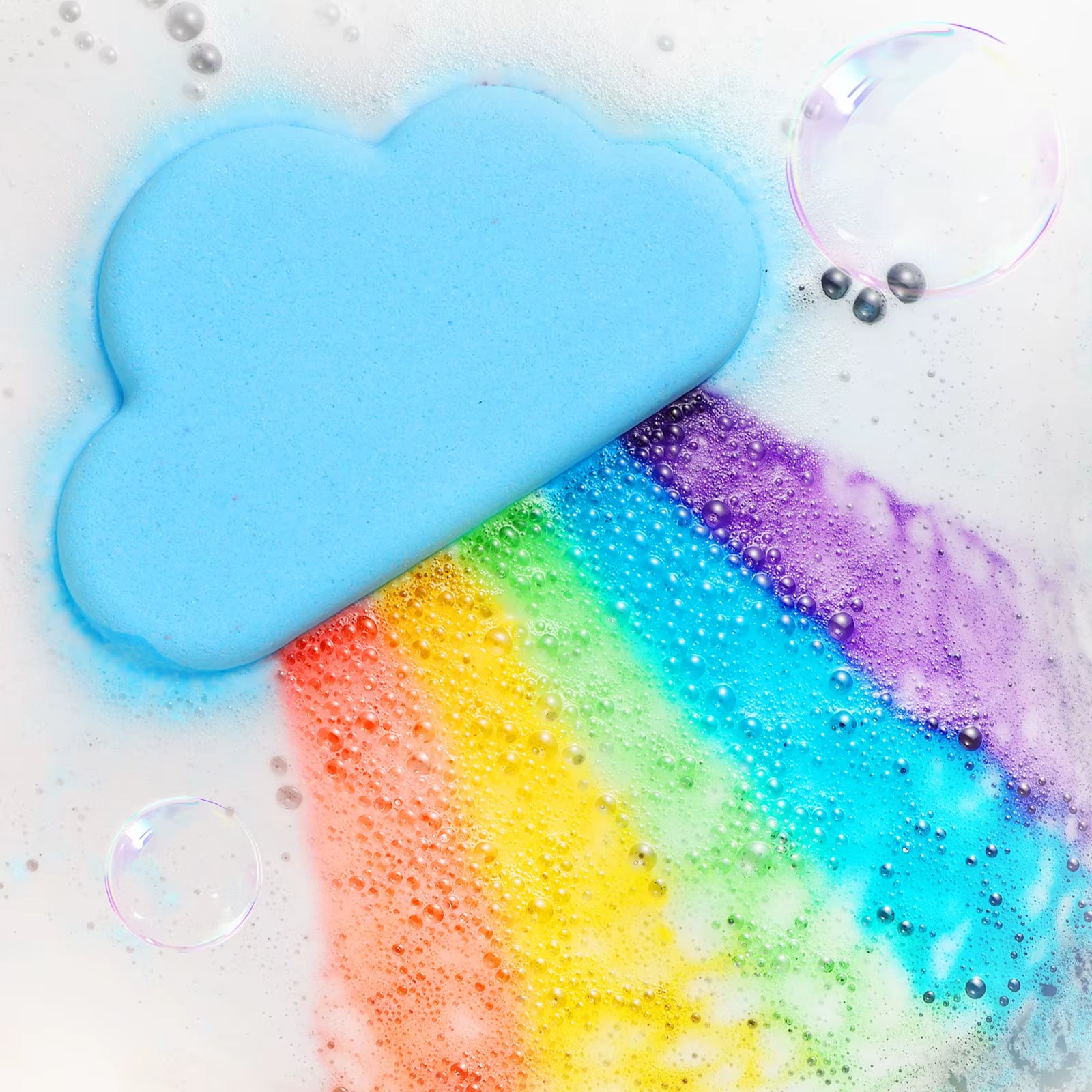 Rainbow Bath Bomb Set for Kids