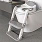 Kids Foldable Toilet Training Ladder – Adjustable Potty Trainer with Step Stool