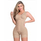 High Compression Full Body Shapewear with Hook and Eye Front Closure Shaper Adjustable Bra Slimming Bodysuit Fajas Colombianas