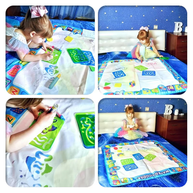 AquaDoodle Learning Mat – Oversized Mess-Free Painting for Kids