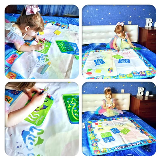 AquaDoodle Learning Mat – Oversized Mess-Free Painting for Kids