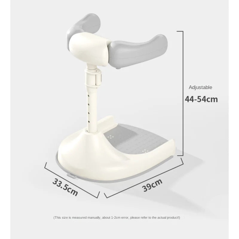 FoldEase Baby Shower Support – Adjustable, Anti-Slip, Space-Saving Bath Cradle for Infants.