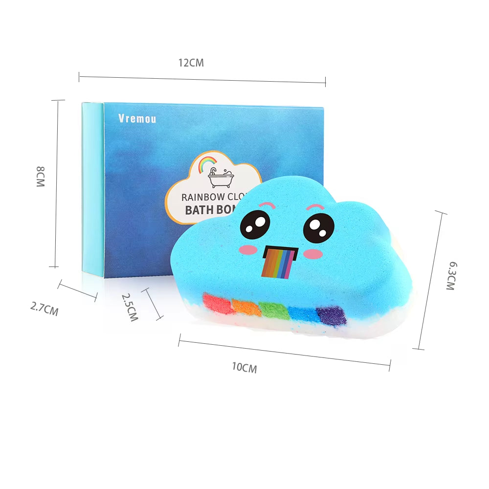 Rainbow Bath Bomb Set for Kids
