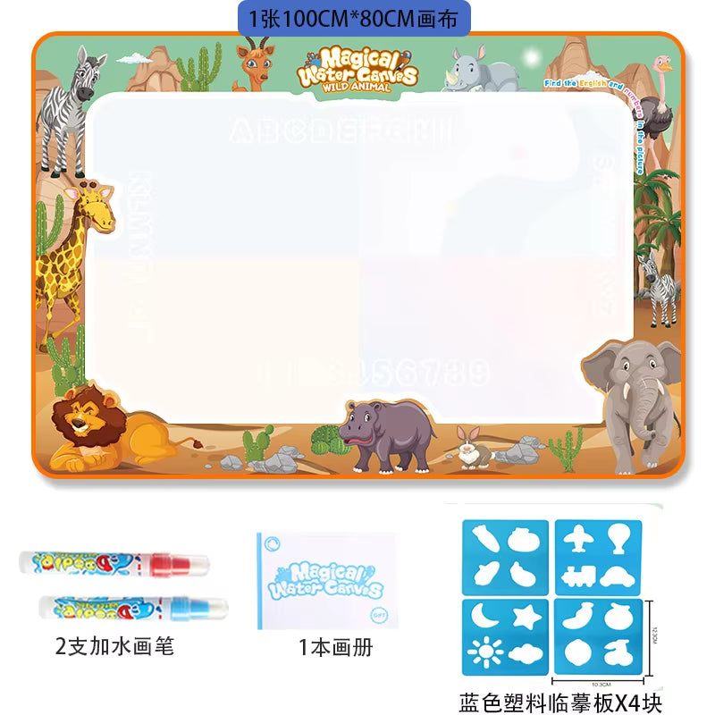 AquaDoodle Learning Mat – Oversized Mess-Free Painting for Kids