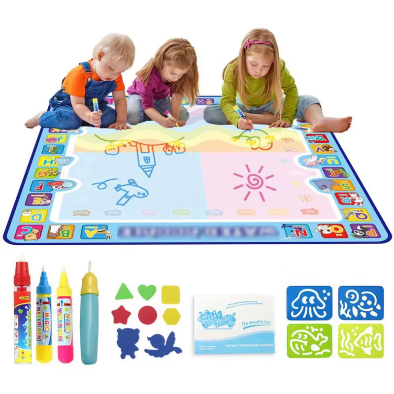 AquaDoodle Learning Mat – Oversized Mess-Free Painting for Kids
