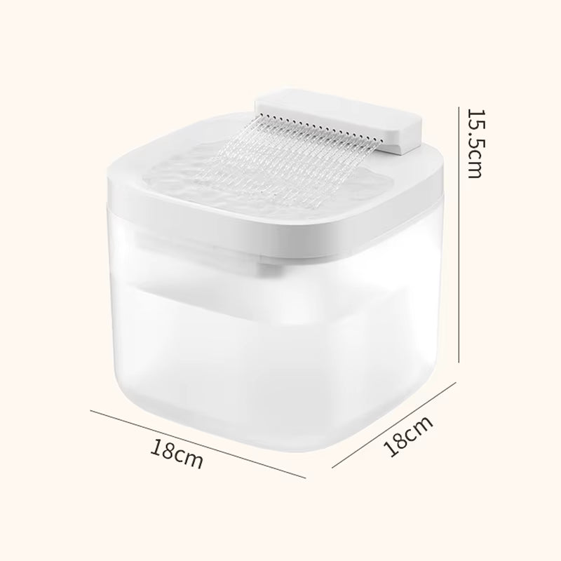 3L/101.45Oz Automatic Cat Water Fountain Large Capacity Pet Dog Water Dispenser Circulating Filter Mute Pet Fountain Feeder