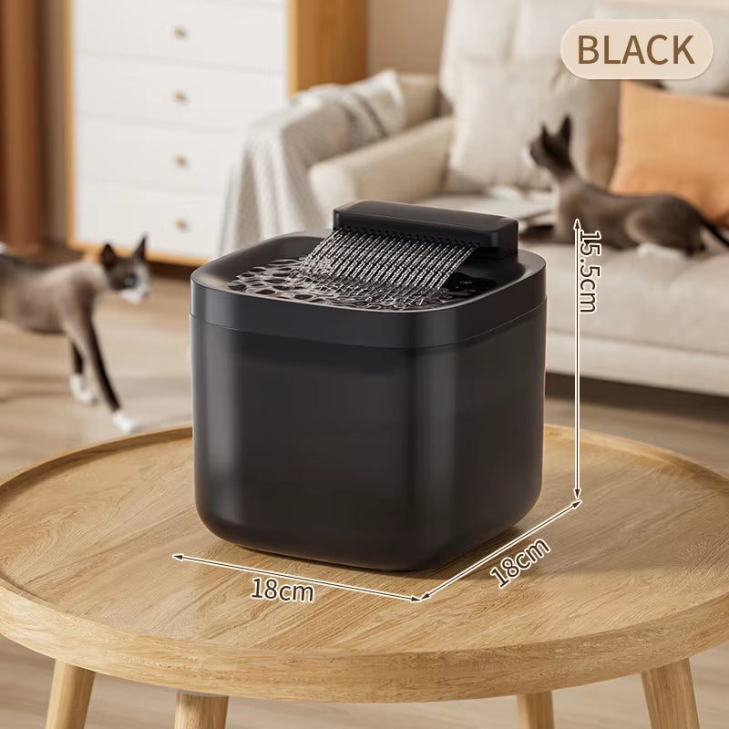 3L/101.45Oz Automatic Cat Water Fountain Large Capacity Pet Dog Water Dispenser Circulating Filter Mute Pet Fountain Feeder