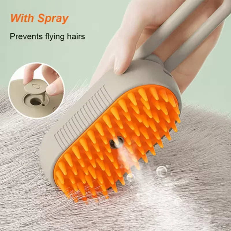 Pet Comb Cat Dog Pet Spray Massage Comb Cleaning Hair Removing Comb Dog Comb Spray Anti-Skies Comb Pet Bath Brush
