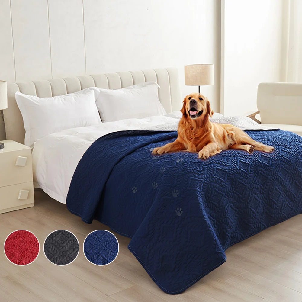 1Pc Waterproof Pet Bed Cover, Bed and Sofa Protection Mat, Suitable for Dogs and Cats, Protector for Mattress or Furniture