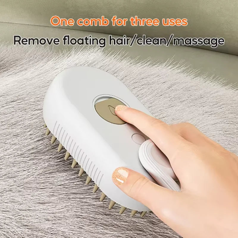 Pet Comb Cat Dog Pet Spray Massage Comb Cleaning Hair Removing Comb Dog Comb Spray Anti-Skies Comb Pet Bath Brush