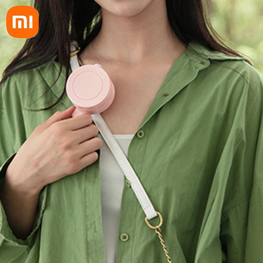 Xiaomi Portable Mini Clip Fan 3-Speed Bladeless Electric Cooling Fan Hanging Waist and Neck Fan USB Rechargeable