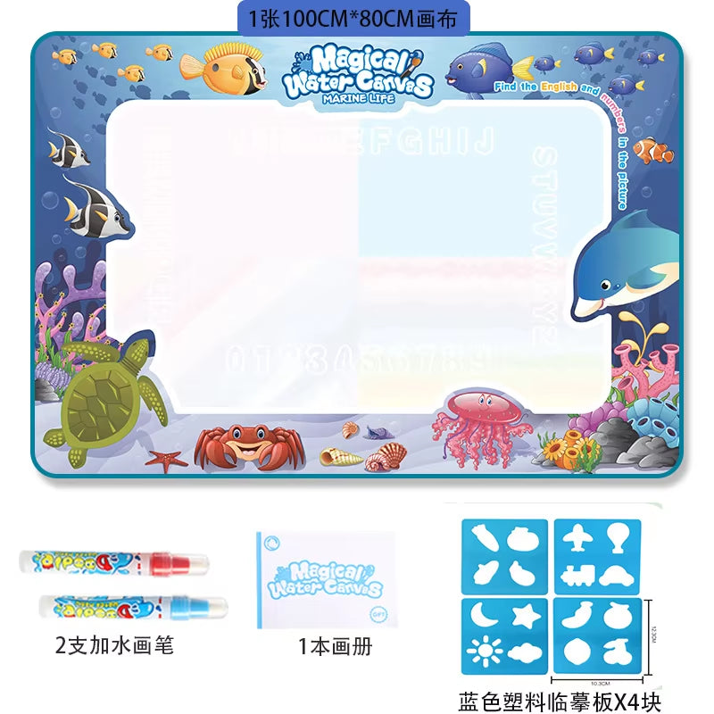 AquaDoodle Learning Mat – Oversized Mess-Free Painting for Kids