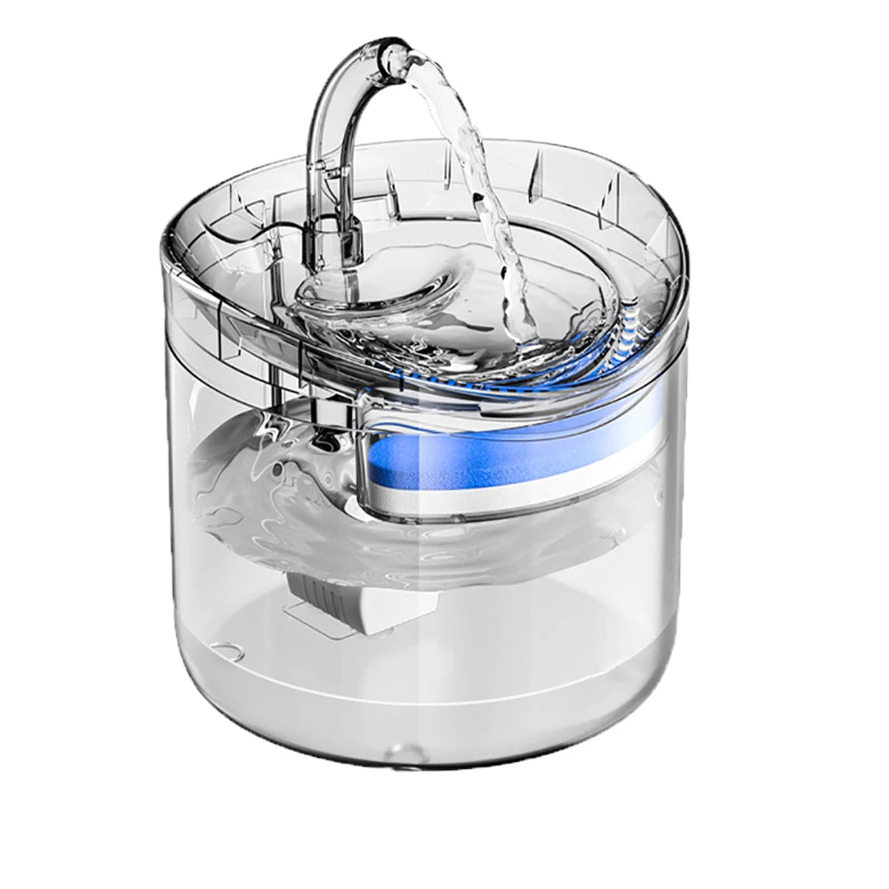 Cat Water Feeder Automation Sensor Faucet Fountain Food Grade Transparent Plastic Dog Water Dispenser for Cat Pet Sensor Drinker