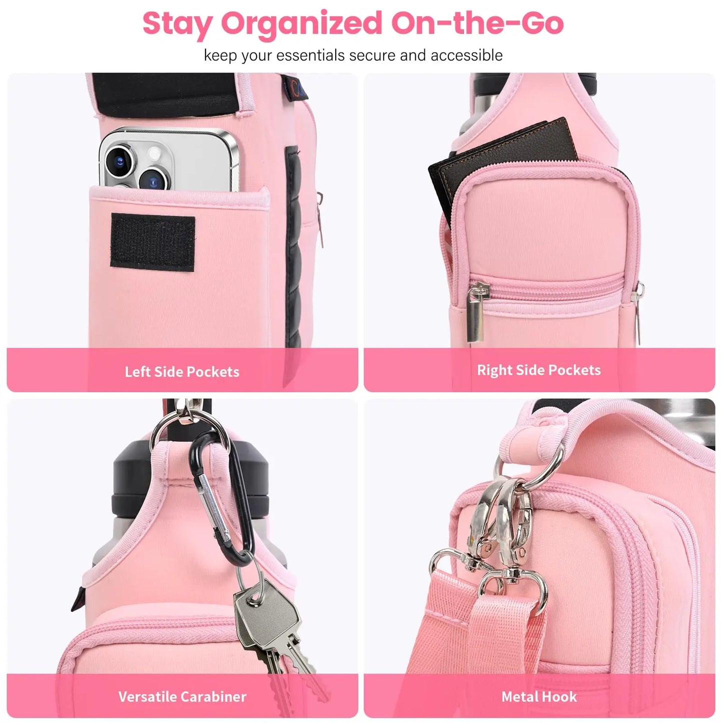 Magnetic Design & Multipurpose Use – Perfect for the gym, travel, hiking, camping, walking, and more.