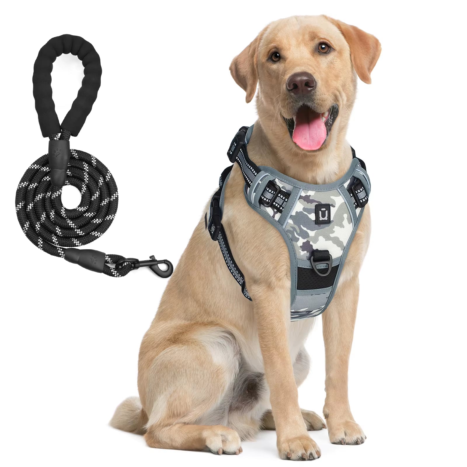 NoEscape No-Pull, Gentle Dog Harness & Leash Set
