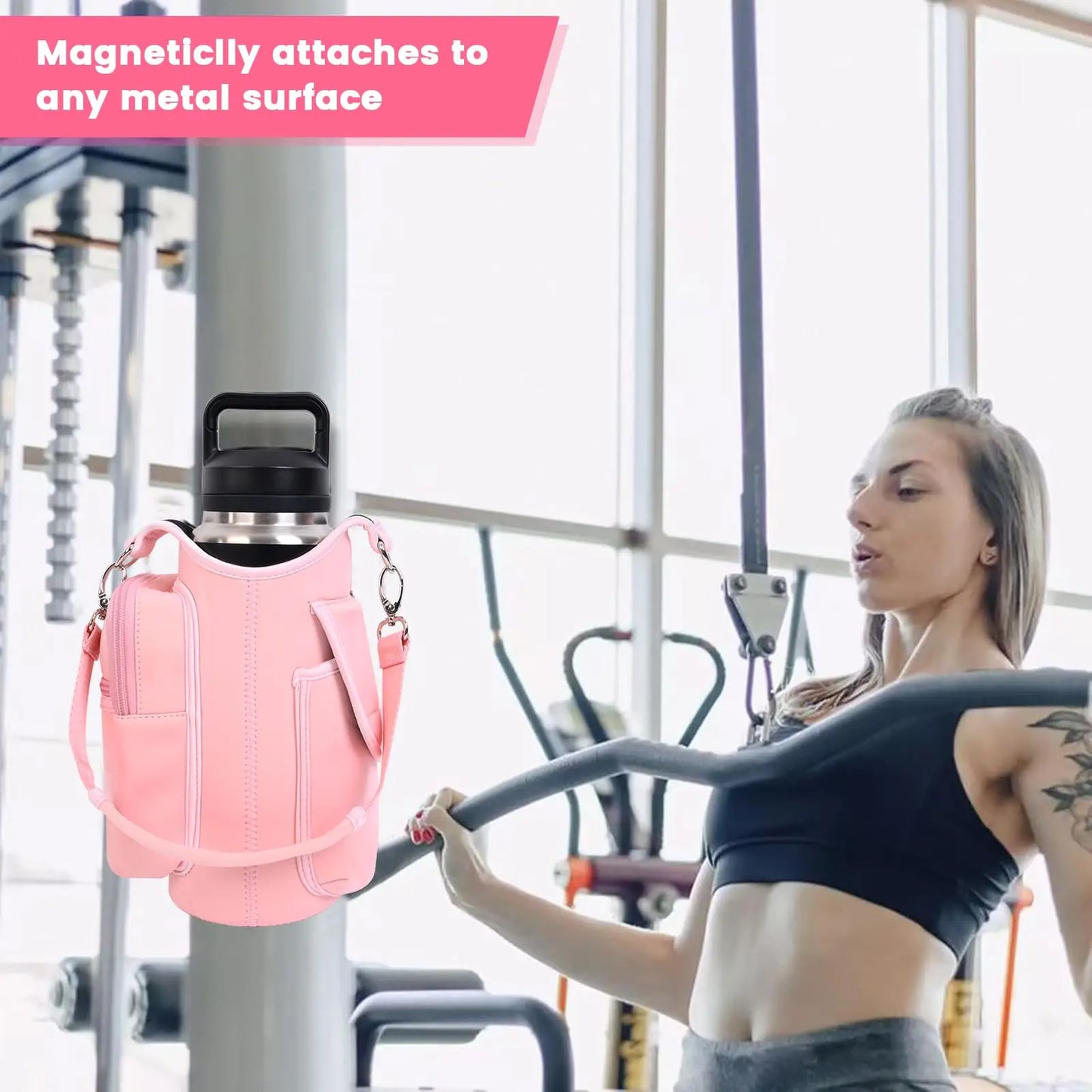 Magnetic Design & Multipurpose Use – Perfect for the gym, travel, hiking, camping, walking, and more.