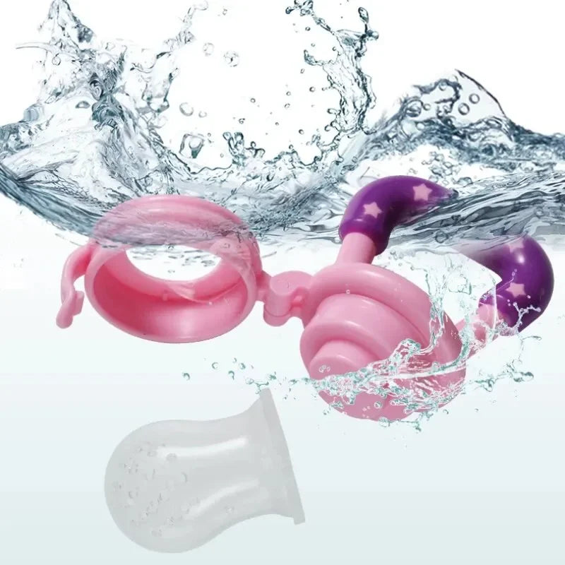 Baby Feeding Spoon with Silicone Mesh Fruit Grinder Pacifier for Complementary Feeding