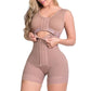High Compression Full Body Shapewear with Hook and Eye Front Closure Shaper Adjustable Bra Slimming Bodysuit Fajas Colombianas