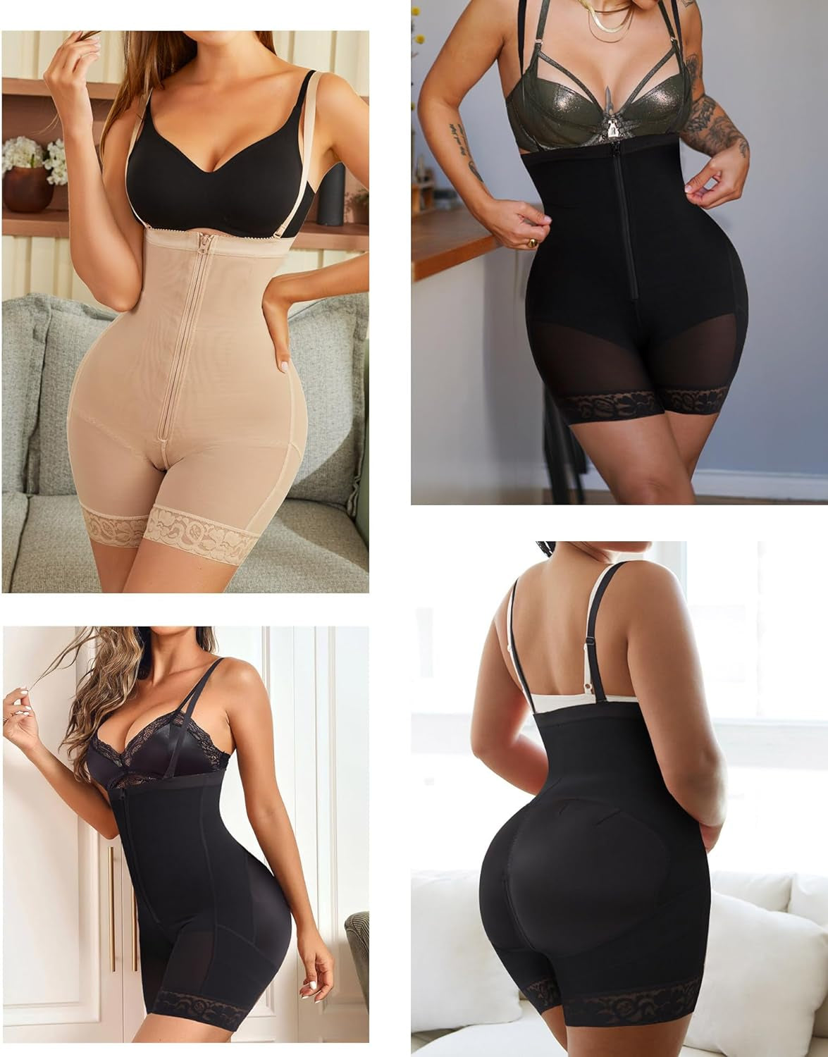 Faja Body Shaper Tummy Control Shapewear for Women Butt Lifter Post Surgery Fajas Postparto Para Mujer