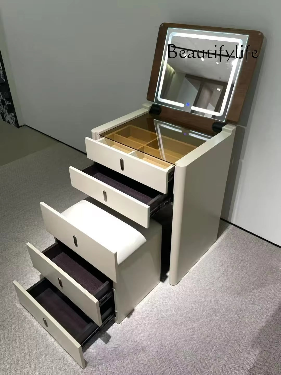 Household Light Luxury Dresser Storage Cabinet Small Apartment Bedroom Modern Simple and Fashionable Storage Dresser