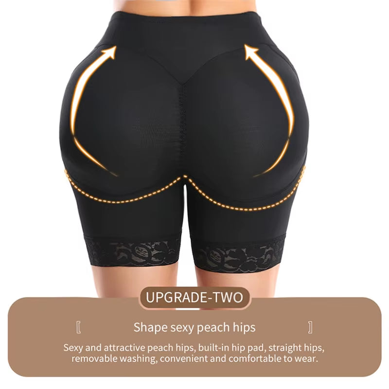 Women Butt Lifting Shapewear Shorts – Hip Enhancer & Tummy Control Body Shaper