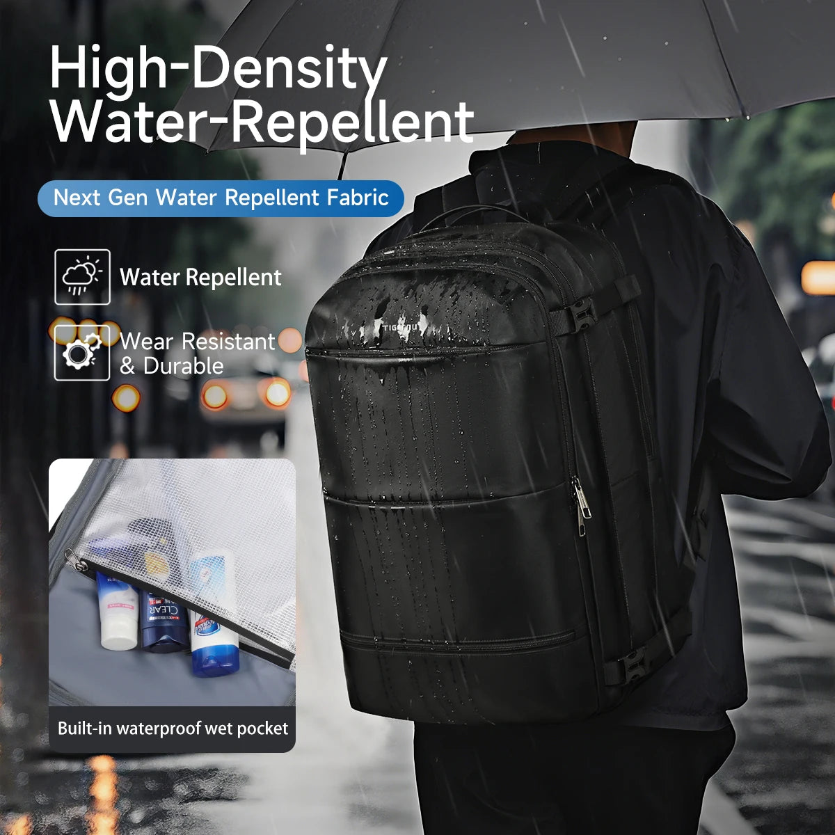 Vacuum Compression Backpacks Men Travel Backpack Expandable USB Bag Large Capacity 17 Laptop Bags for Schoo Cabin Bags