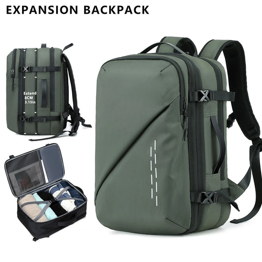 Backpack Large Capacity Fashionable Vacuum Compression Backpack Expansion Travel Bag Computer Backpack Leisure Mountaineering Me