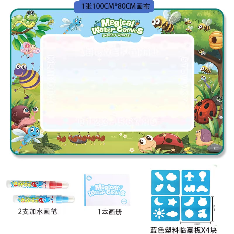 AquaDoodle Learning Mat – Oversized Mess-Free Painting for Kids