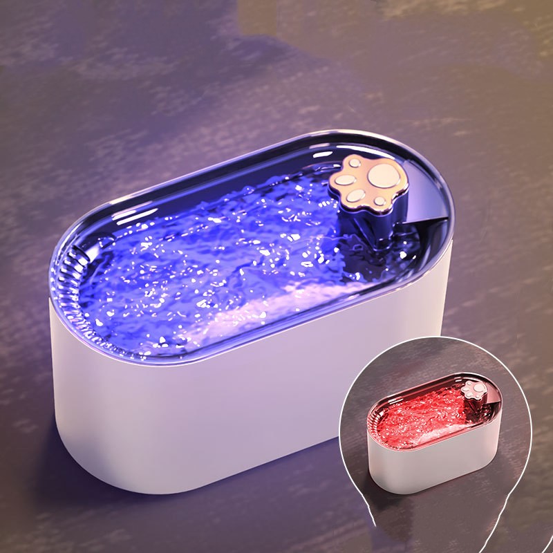 3L Cat Water Fountain Filter Automatic Drinker for Dogs Cats Pet Water Dispenser Ultra-Quiet Water Dispenser with LED Light Pet Products