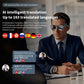 VisionMate AI Smart Glasses – Real-Time Translation, Voice Assistant & Multi-Lens Modes